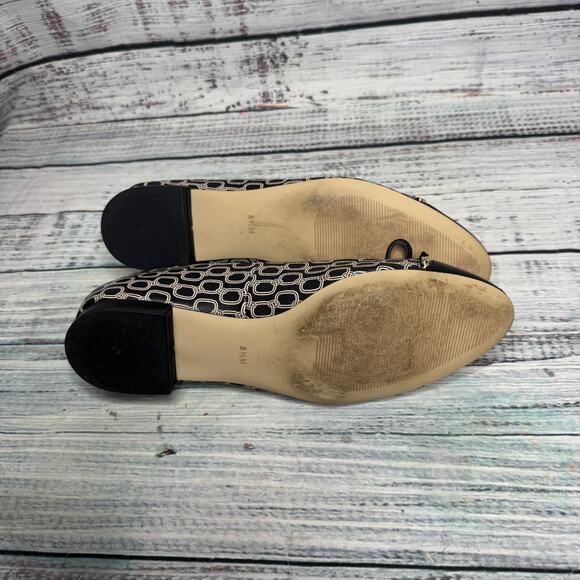 Talbots Women’s Flats Size 8.5 – Patterned Cap Toe / Mixed Fabric Ballet Style - Picture 3 of 4